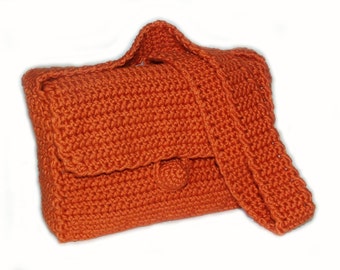 Basic Crochet Bag Pattern, with Shoulder Strap, PDF Pattern