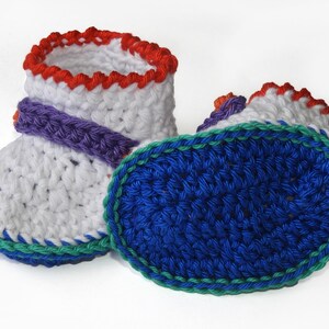 Baby Booties Pattern, Crochet Baby Shoes Pattern, Digital PDF download image 8