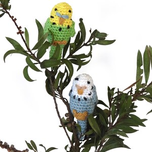 3 tiny Aussie Birds, Budgie, Kookaburra, cockatoo, Amigurumi Crochet PDF Pattern Bundle image 6