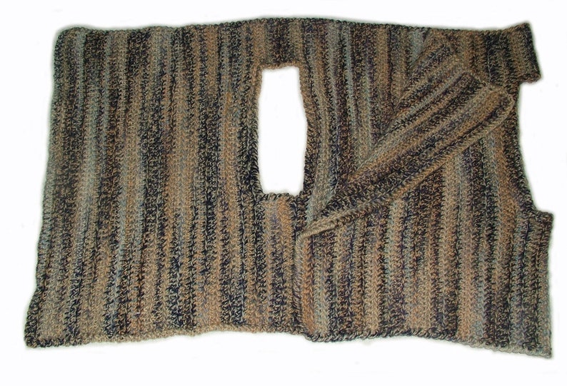 Super Easy Crochet Vest Pattern, Digital PDF download image 3
