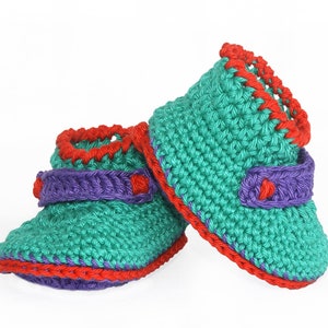 Baby Booties Pattern, Crochet Baby Shoes Pattern, Digital PDF download image 1