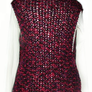 Super Easy Crochet Vest Pattern, Digital PDF download image 5