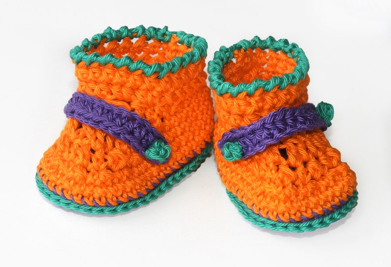 Baby Booties Pattern, Crochet Baby Shoes Pattern, Digital PDF download image 4