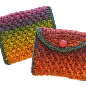 5 Crochet Purse Patterns, Small Bag, Digital PDF download