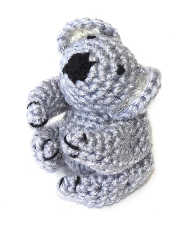 Patron de koala au crochet, Amigurumi, animal australien, téléchargement PDF image 4