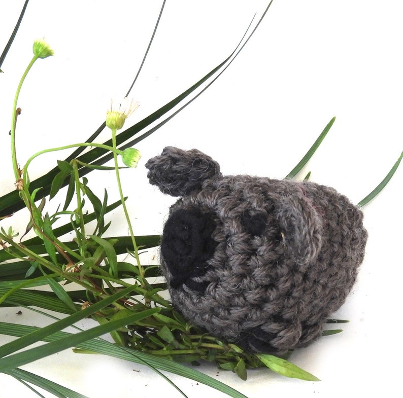 Wombat crochet pattern, Amigurumi, Australian animal pattern, pdf download image 1