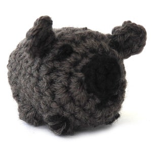 Wombat crochet pattern, Amigurumi, Australian animal pattern, pdf download image 5
