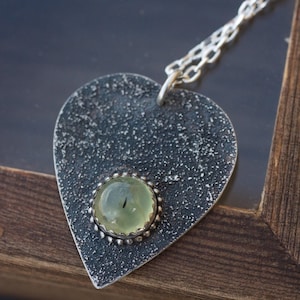Ouija planchette necklace in sterling silver - Witchy ouija pendant - Occult gift for her