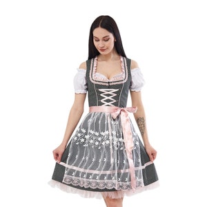 Dirndl Dress Oktoberfest Bavarian Costume for Festivals, Parties - Traditional German Outfit, Women’s Bavarian Dirndl, Oktoberfest Dress