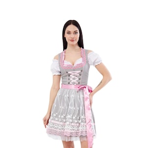 Dirndl Dress Oktoberfest Bavarian Costume for Festivals, Parties - Traditional German Outfit, Women’s Bavarian Dirndl, Oktoberfest Dress