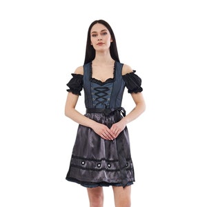 Dirndl Dress Oktoberfest Bavarian Costume for Festivals, Parties - Traditional German Outfit, Hallowen Bavarian Dirndl, Oktoberfest Dress