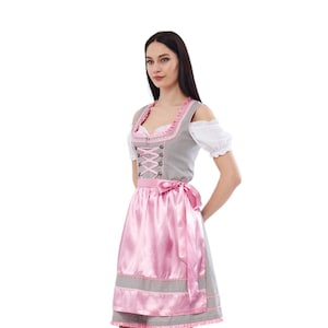 Dirndl Dress Oktoberfest Bavarian Costume for Festivals, Parties - Traditional German Outfit, Women’s Bavarian Dirndl, Oktoberfest Dress