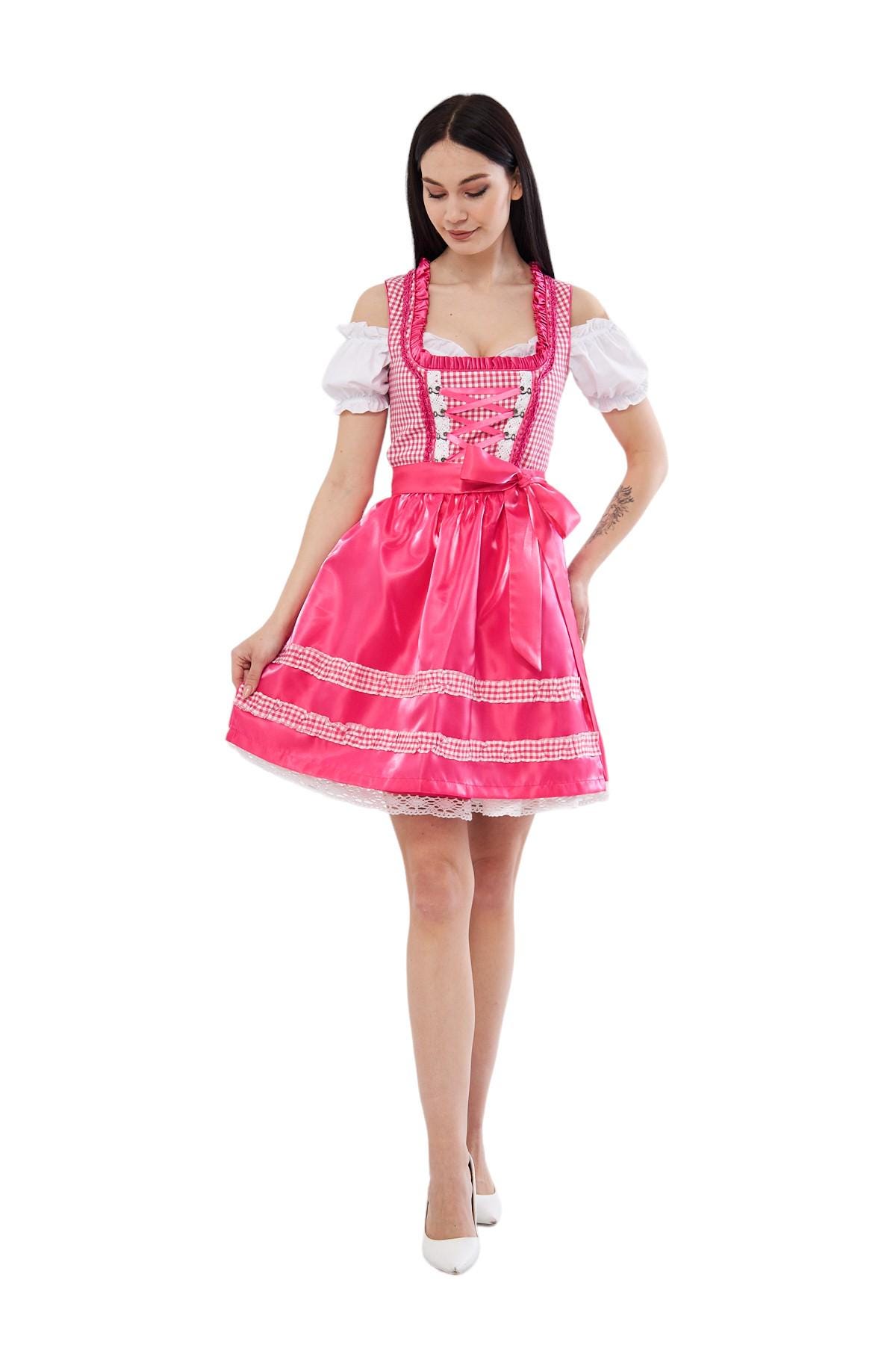 strapless open back dress Rangrez – Pink Bandhej Printed One Piece Dress in German Rayon with Ta –  Label By Chitraa