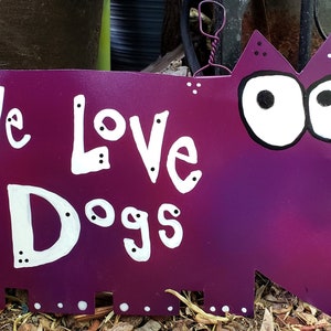 Spoiled Pets Signs Spoiled Dogs, Cats, Rats or Create Your Own Metal Custom Sign image 1