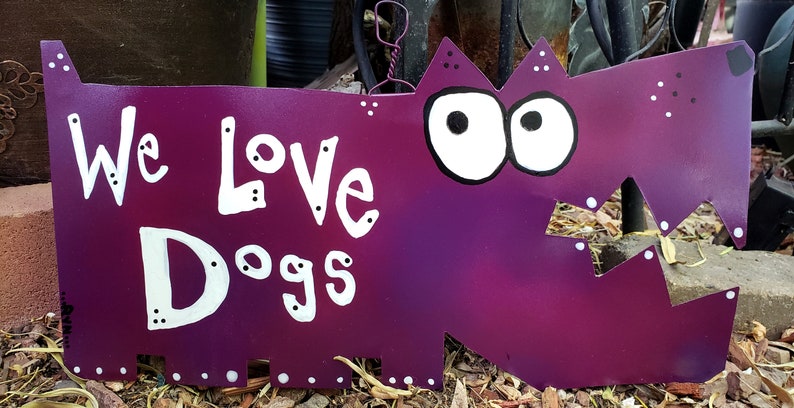 Spoiled Pets Signs Spoiled Dogs, Cats, Rats or Create Your Own Metal Custom Sign image 1