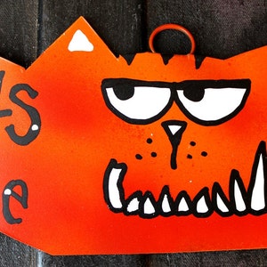 Spoiled Pets Signs Spoiled Dogs, Cats, Rats or Create Your Own Metal Custom Sign image 4