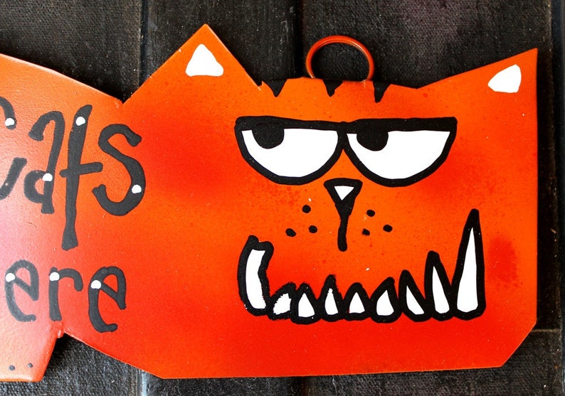 Spoiled Pets Signs Spoiled Dogs, Cats, Rats or Create Your Own Metal Custom Sign image 4