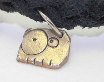 Sterling Silver Critter Charm: Leftover Larry