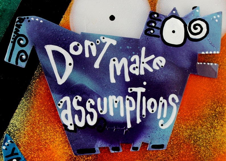 Favorite Quote Magnets: Don't Make Assumptions No. 3 of | Etsy
