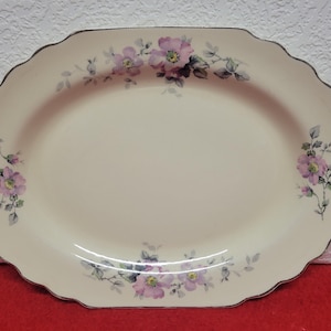 Vintage Lido W.S. George Canarytone Platter