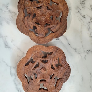 Wooden Trivet Set