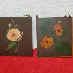 Hand Painted Wooden Wall Hangings