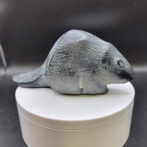 Hand Carved Soapstone Beaver