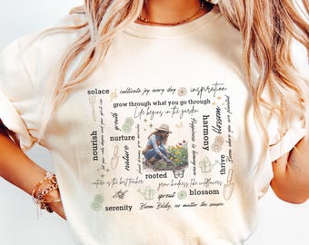 Garden Girl Shirt Design | Gardening PNG | Gardening Affirmations Tee |  Instant Download PNG | Gardener Shirt | Plant Lover PNG Download