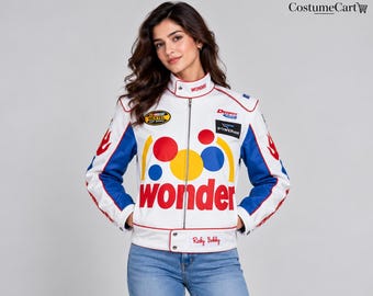 Female Ricky Bobby Wonder Brad Talladega Nights Racing Costume For Men & Women