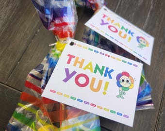 Dandy's World Roblox Birthday Party Thank Yous For Loot Bags etc