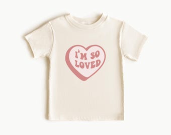 T-shirt à manches courtes pour tout-petit pour la Saint-Valentin, chemise pour enfant, chemise coeur amour, vêtements pour enfants Saint-Valentin, t-shirt rouge pour tout-petit