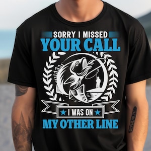 Funny Fishing Graphic Tee: Fisherman Gift - USA Cotton