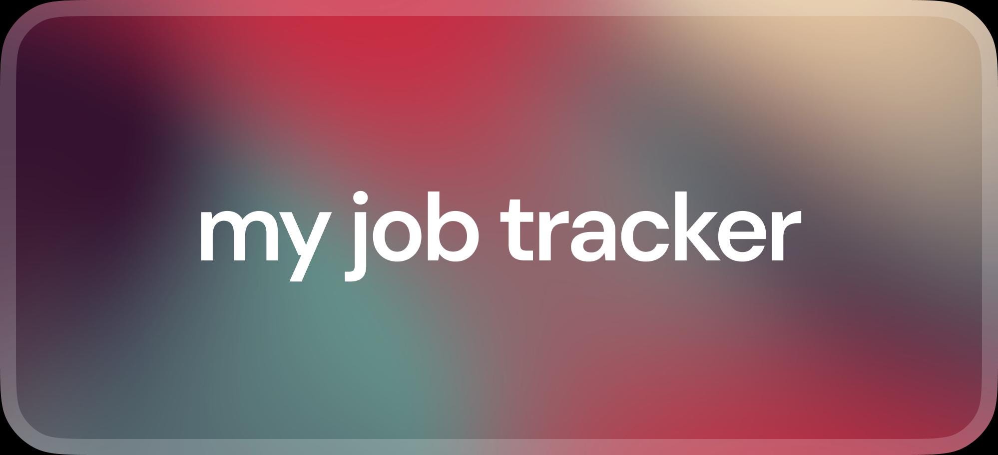My Job Tracker | a Customizable Figma Template for Your Job Hunt | Job ...