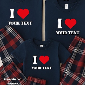 Personalised I Heart Shirt, Personalised I Love T-Shirt, Heart Custom Shirt, Unisex Mens Womens Oversized T-Shirts Tee Top, Valentines Shirt