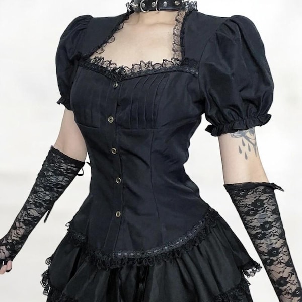 Ritualistic Goth Blouse