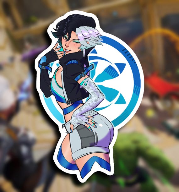 Marvel Rivals Luna Snow Sticker | Cute Vinyl Sticker | Anime