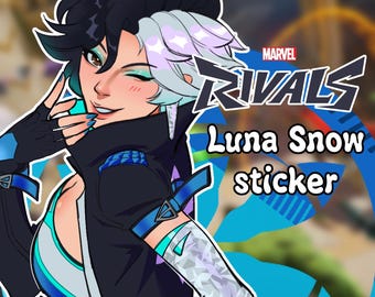 Marvel Rivals Luna Snow Sticker | Cute Vinyl Sticker | Anime Sticker | Game Sticker | Water Resistant