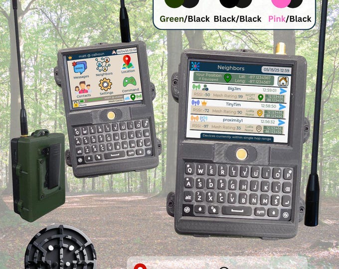 Off Grid Communicator Emergency Off-grid Communicator Set | Survival Gear for Blackout Comms ...