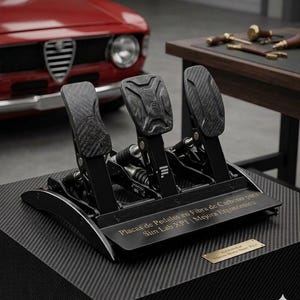 Placas de pedal em fibra de carbono para Sim Lab XP1 | Melhoria ergonômica