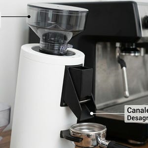 Hopper and Antistatic Trough for DF64P – Coffee Degrouper with Low Retention