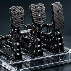 Carbonfaser-Frontplatten-Kit für Sim-Racing-Pedale | Hergestellt von STUDIO3DPRO | Kompatibel mit Simnet Racing SP Pro