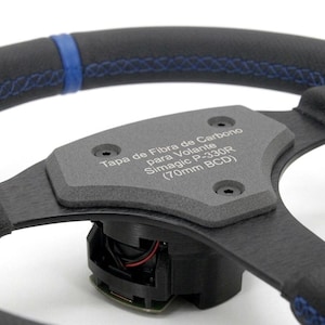 Carbon Fiber Steering Wheel Cover for Simagic P-330R (70mm BCD)