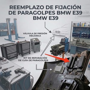Stoßstangenhalterung ersetzen – Reparatursatz kompatibel mit BMW E39