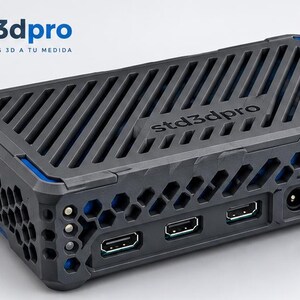 Tillbehör kompatibelt med Raspberry Pi 4B | Skyddsfodral, tillverkat av std3dpro