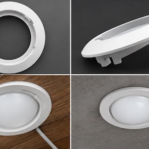 Soporte MagSafe Empotrable, Marco Blanco para Montaje DIY en Mesa