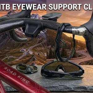 Clip Integrado de Gafas para Ciclismo: Soporte de Manillar MTB Universal