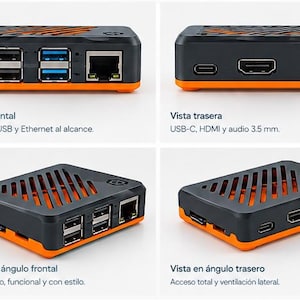 Tillbehör kompatibelt med Raspberry Pi Zero W | Miniatyrhölje med GPIO-åtkomst, tillverkat av std3dpro
