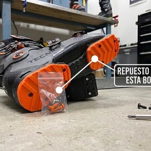 Tallone sostituibile compatibile con lo scarpone da sci Tecnica Mega