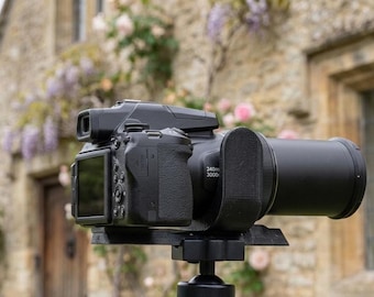 Quick Release Plate for Nikon P1000 and P1100 | ABS with Arca-Swiss Mount