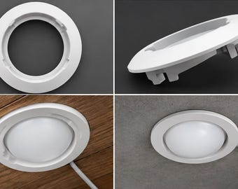 DIY recessed mounting kit for Apple MagSafe on table or desk